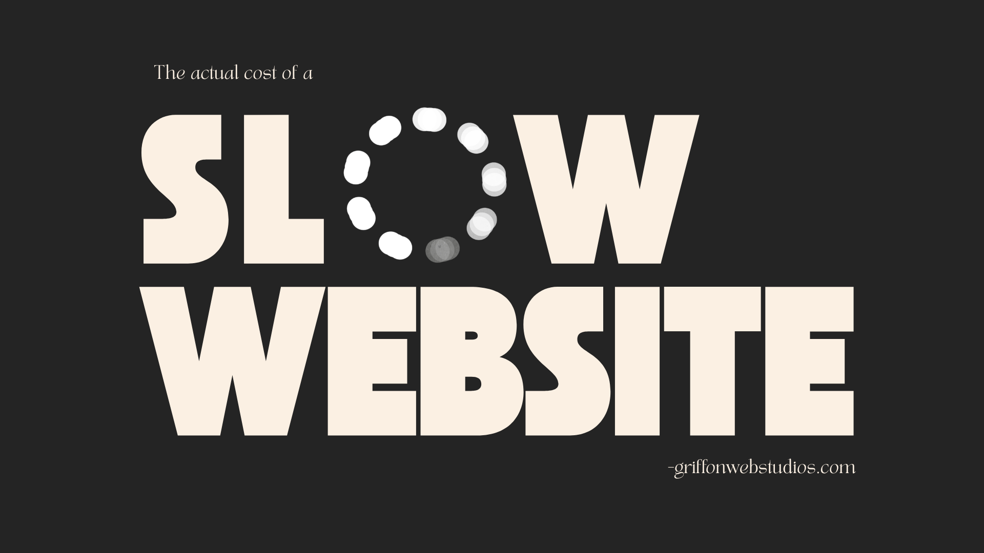 The cost of a slow website