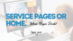 Your Homepage Is Not Where Buyers Decide. Your Service Pages Are.